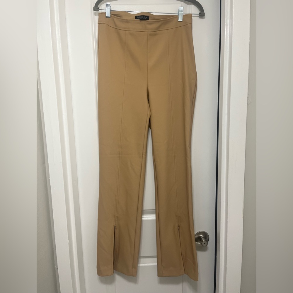 Rachel Zoe tan stretchy pants